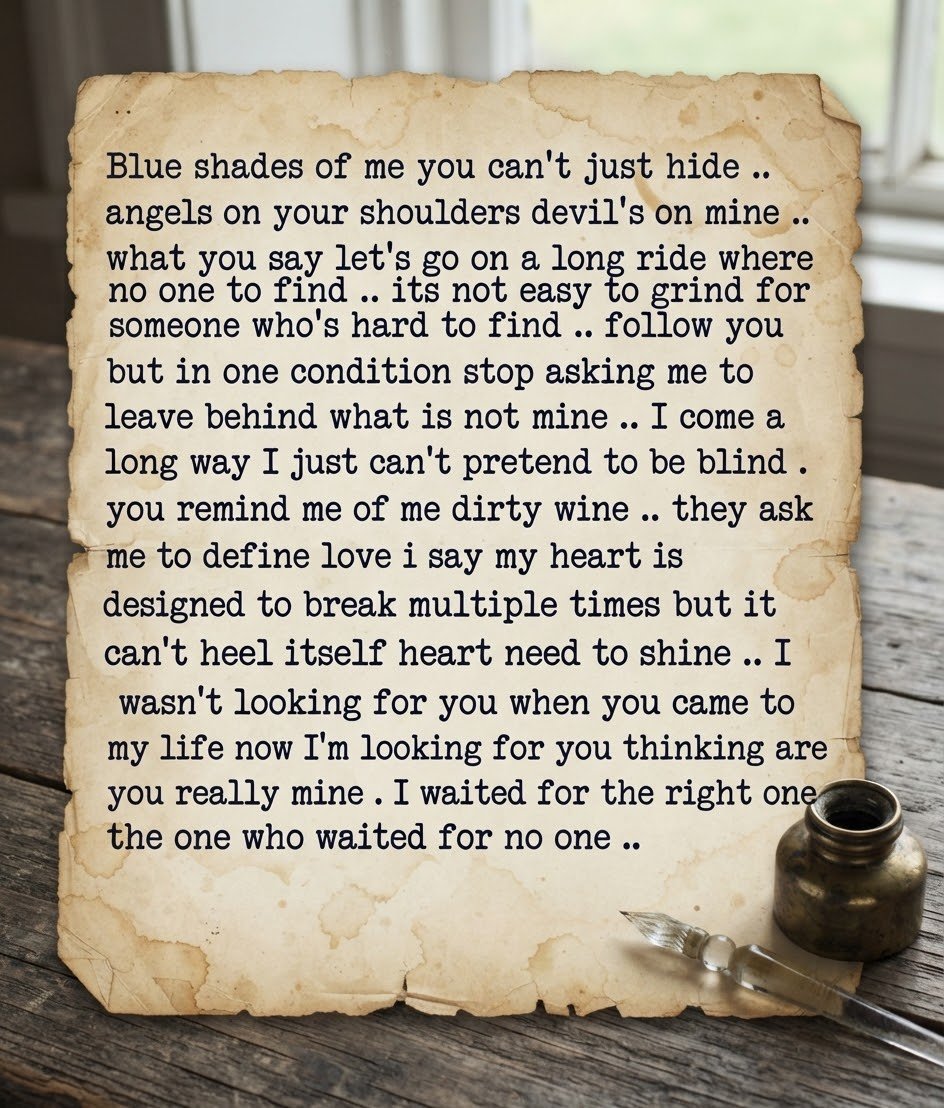 Blue Shades Of Me 